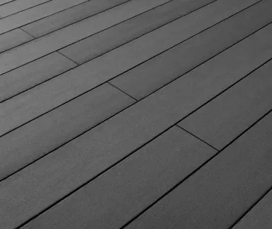 Lignodur terrafina Terrassendielen WPC Massiv XL glatt gebürstet Graphit 21 x 196mm 0