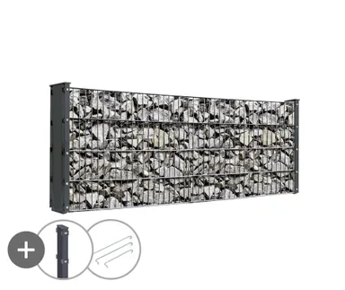 HORI Gabionenzaun Komplettset 0