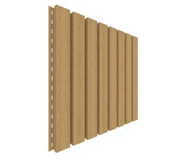 NewTechWood WPC Fassadenprofil Castellatio PRO65 33 x 181 mm Red Cedar 1