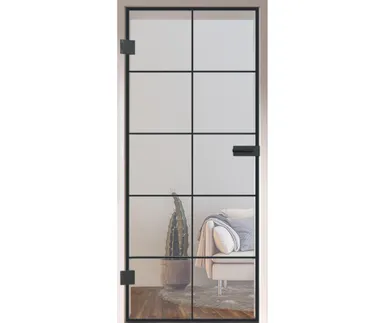 HORI Glastür Komplettset Loft Premium Castello Klarglas ESG 8 mm 1