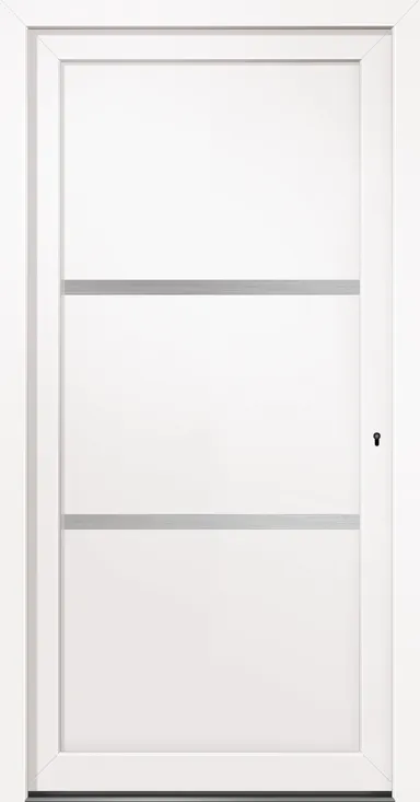 HORI Kunststoff Haustür Line ohne Türgriff 0