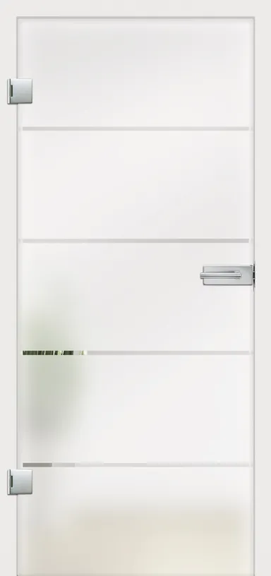 Licht & Harmonie Glastür 8 mm ESG Modell Atos 0