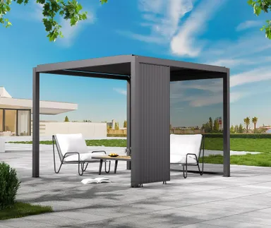 HORI Diogenes Seitenwand für Pavillon feststehend anthrazit  0