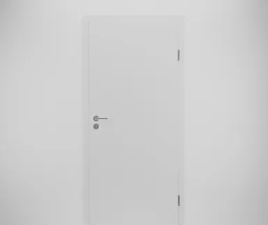 HORI Schallschutztür Wohnungseingangstür CPL Weiß RAL9016 SK1 KL3 Designkante Vollspan 0
