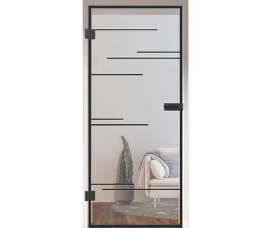 HORI Glastür Komplettset Loft Premium Lines Klarglas ESG 8 mm 0