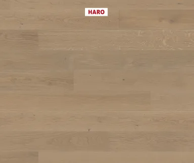 HARO Parkett 4000 Eiche sandgrau strukturiert Markant Landhausdiele 0
