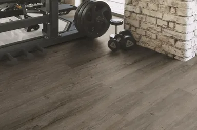 HORI Klick-Vinylboden HDF Eiche gebürstet Landhausdiele 0