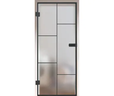 HORI Glastür Komplettset Loft Premium Ilano satiniert ESG 8 mm 0