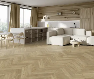 Gerflor Klebe-Vinylboden, Senso Unik, Fischgräte, Madera Natural 0