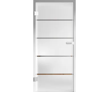 HORI Glastür Komplettset 8 mm ESG 4 Streifen 0