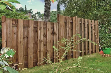 TETZNER & JENTZSCH Sichtschutzzaun Holzpfosten für Seelandserie 0