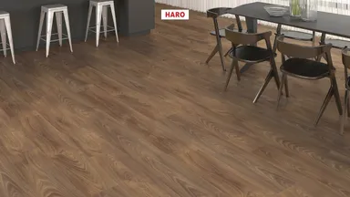 HARO Laminat Tritty 200 Aqua Nussbaum Vario authentic soft Landhausdiele 2