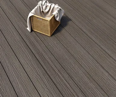 NewTechWood Terrassendielen WPC Hohlkammer Gigante Oldwood Silver Gray Holzstruktur gebürstet / glatt gebürstet Co-Extrudiert 22,5 x 210 mm 0