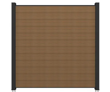 NewTechWood WPC Sichtschutzzaun Stecksystem Portland 0