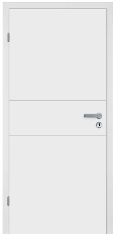 HORI Zimmertür Vigo Signalweiß RAL9003 Röhrenspan Designkante 0