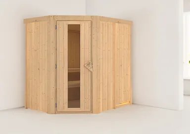 Karibu System-Sauna Saja Eckeinstieg 68 mm 0
