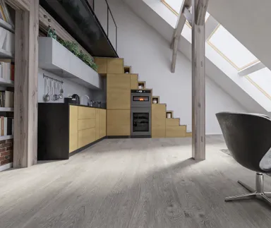 HORI Klick-Hartvinylboden Rigid SPC Eiche Lugano strukturiert Landhausdiele 0