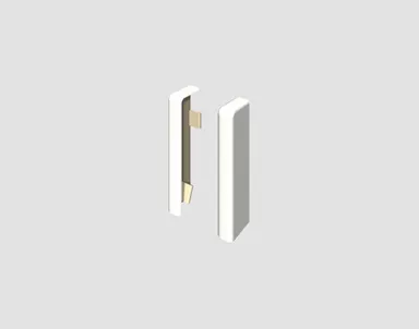 EGGER Endstück Cubical Universal weiß 6 cm 0