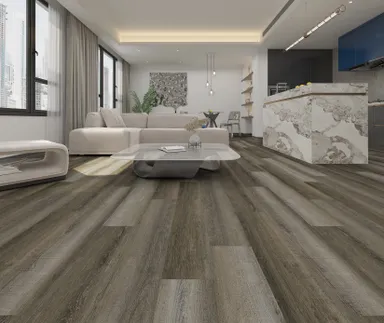 HORI Klick-Hartvinylboden massiv Eiche Wales Landhausdiele 0