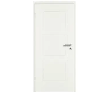 PRÜM Zimmertür ELEGANCE MODENA M3 Weißlack Exclusiv RAL 9010 Röhrenspan Eckkante 0