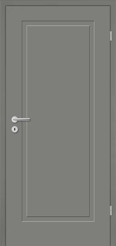 HORI Zimmertür Alicante 1 Lavagrau RAL7037 lackiert Röhrenspan Designkante 0