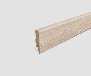 EGGER MDF-Kern Sockelleiste L638 passend zu Fußboden Toscolano Eiche hell 0
