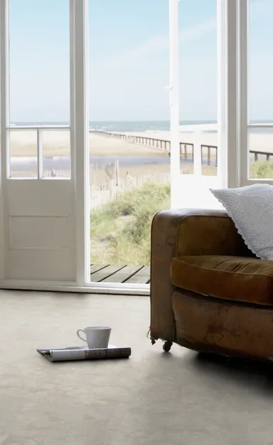 Gerflor Klebe-Vinylboden Dalle Vinyle Prime 0135 Marble Beige Fliese selbstklebend 3