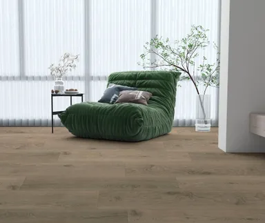 HORI Klick-Hartvinylboden Rigid SPC Eiche Zachary Taylor mittelbraun gekälkt Landhausdiele Holzstruktur 0