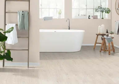 EGGER Klick-Designboden Aquadura+ Hybridboden EDF184 Berdal Eiche weiss 0
