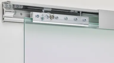 HORI Exclusiv Schiebetürsystem für Glastür matt schwarz 3