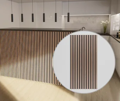 HORI WALL Akustik SlimLine Dekor Wandpaneele Oak 0