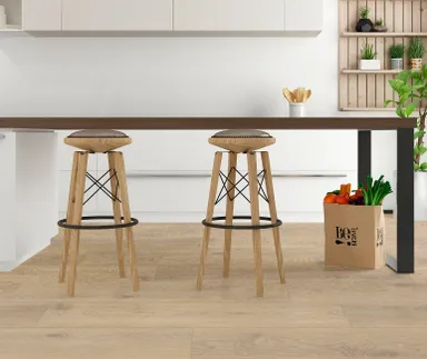 HORI Klick-Hartvinylboden Rigid SPC Eiche James Buchanan natur gekälkt Landhausdiele Holzstruktur 0