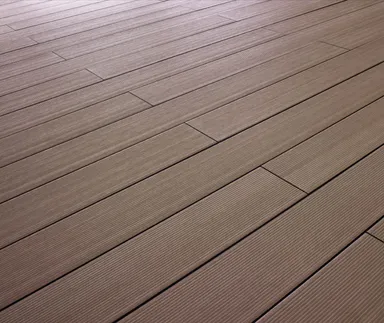 Lignodur terrafina Terrassendielen WPC Massiv XL Fein Rotbraun 21x196mm 0