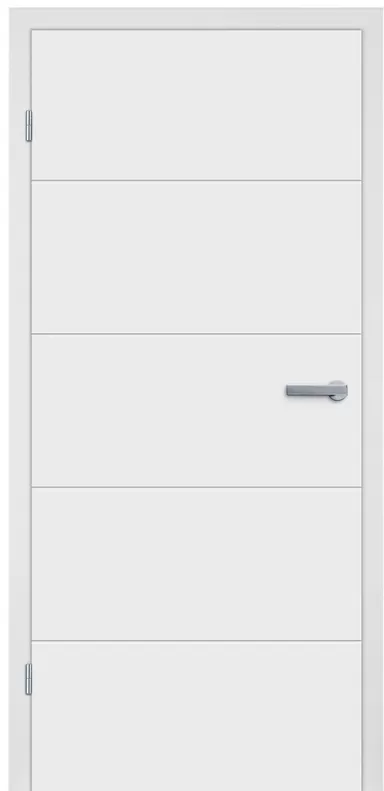 HORI Zimmertür Valencia Signalweiß RAL9003 Röhrenspan Designkante 0