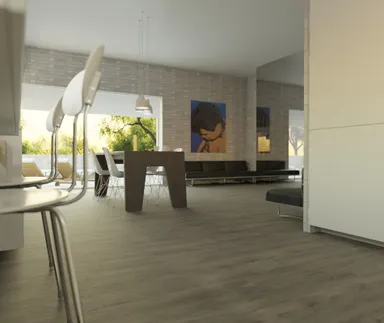 HORI Klick-Hartvinylboden Rigid SPC Kiefer Vintage dunkel Bendigo Landhausdiele Holzstruktur 8