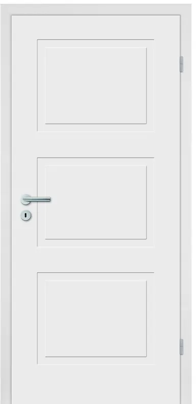 HORI Zimmertür Alicante 3 Signalweiß RAL9003 Röhrenspan Designkante 0