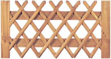 TETZNER & JENTZSCH Gartenzaun Jägerzaun Doppeltor 0