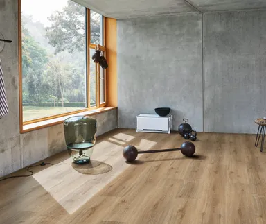 PARADOR Klick-Vinylboden HDF Basic 30 Eiche Royal hell gekälkt Landhausdiele 0