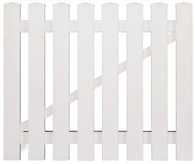TETZNER & JENTZSCH Vorgartenzaun Lightline KS-Vorgartentor weiß 0