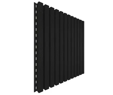 NewTechWood WPC Fassadenprofil Castellatio PRO35 33 x 215 mm Ebony 1