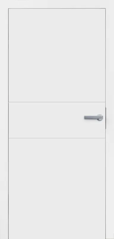 HORI Zimmertür Vigo Signalweiß RAL9003 stumpf ohne Schlüssellochbohrung 0