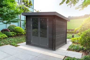 HORI Gartenhaus WPC Pultdach 0