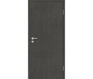 HORI Schallschutztür Wohnungseingangstür CPL Eiche anthrazit strukturiert längs SK2 Vollspan Designkante 1