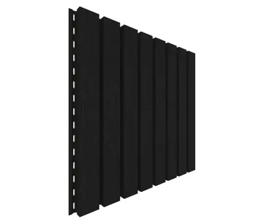 NewTechWood WPC Fassadenprofil Castellatio PRO65 33 x 181 mm Ebony 1