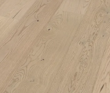 MEISTER Natureflex Holzboden HD 100 Eiche lebhaft cremeweiß gebürstet Landhausdiele 0
