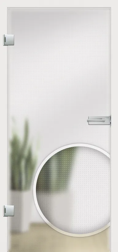 Licht & Harmonie Glastür 8 mm ESG Modell Mastercarre 0