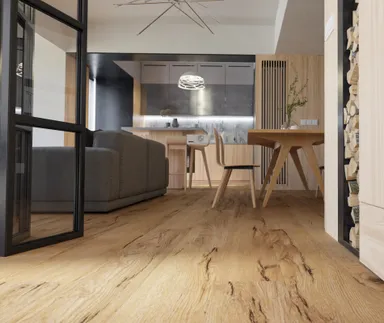 HORI Klick-Hartvinylboden Rigid SPC Eiche Cannes Altholz natur Landhausdiele 0