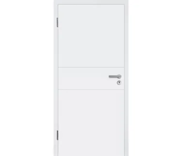 HORI Schallschutz Wohnungseingangstür Vigo Signalweiß RAL9003 SK2 Designkante Vollspan 0