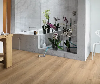 PARADOR Klick-Vinylboden SPC Classic 2070 Eiche Royal hell gekälkt Gebürstete Struktur Landhausdiele 0