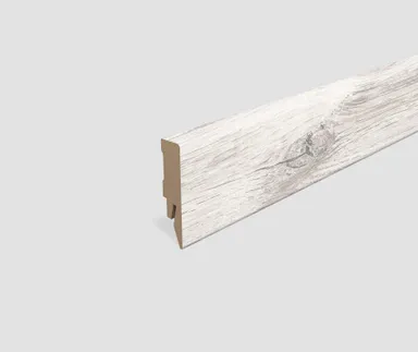 EGGER MDF-Kern Sockelleiste L511 passend zu Fußboden Waltham Eiche weiss 0